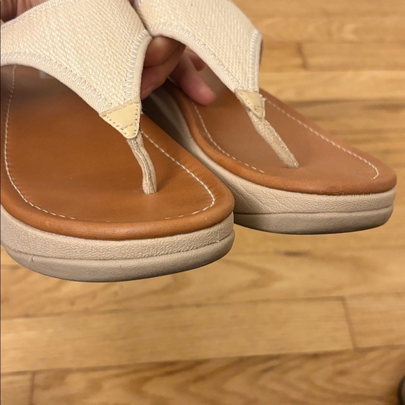 FitFlop Lulu Sleek Straw Raffia Sandals, Women's Size 8 - Picture 6 of 7